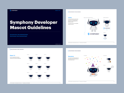 Symphony Developer Mascot Guidelines branding illustration mascot
