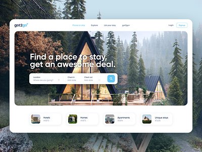 Short Stay Accommodation booking website accommodation booking airbnb landing page shortstay travel travelbooking ui ux