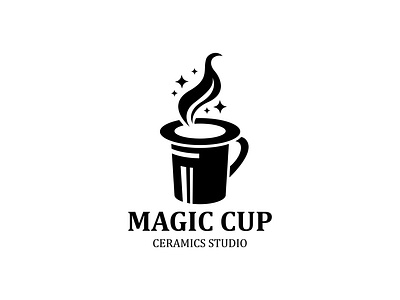 MAGIC CUP branding ceramic cup design graphic design illustration logo magic motion graphics studio typography ui ux vector