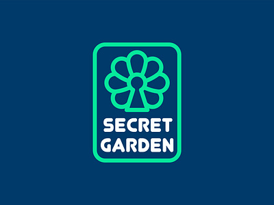 SECRET GARDEN branding design garden graphic design illustration logo minimal motion graphics secret typography vector