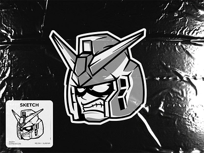 Mecha Logo Concept esport esport logo gundam logo mecha logo robot visual identity