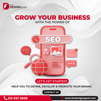 Grow your business with the power of SEO apparel branding design energy graphic design grow your business illustration logo merch search engine optimization seo ui vector
