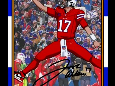 Josh Rookie Card Bills signature Design