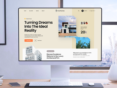 AroHome Property Header Exploration amazon ecommerce elementor estate hotel house landing page property real rent shopify template theme ui webflow website wordpress