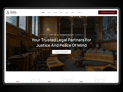 Website Design for a Law Firm attorney branding design designer graphic design law law firm lawyer logo ui vector web websites