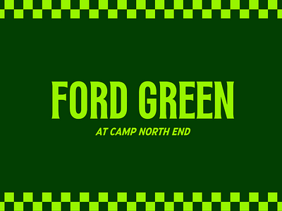 Ford Green Branding Option 1 branding charlotte ford graphic design logo nostalgia park