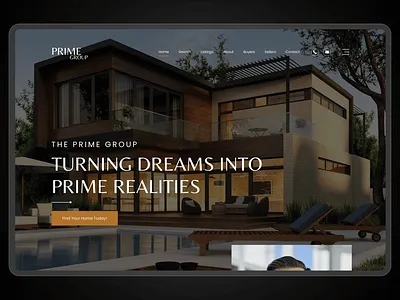 Landing Page Design for a Real Estate Group agent branding brokerages brokers design designer graphic design illustration logo real estate realtor realty ui vector web websites