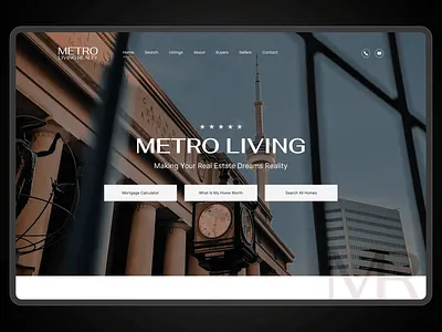 Real Estate Website Design branding brokers design designer developer graphic design illustration logo real estate realtor realty ui vector web web development websites