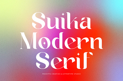Suika a Modern / Vintage Font cool