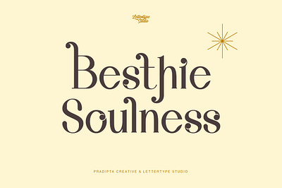 Besthie Soulness a Luxury Serif Font flowing