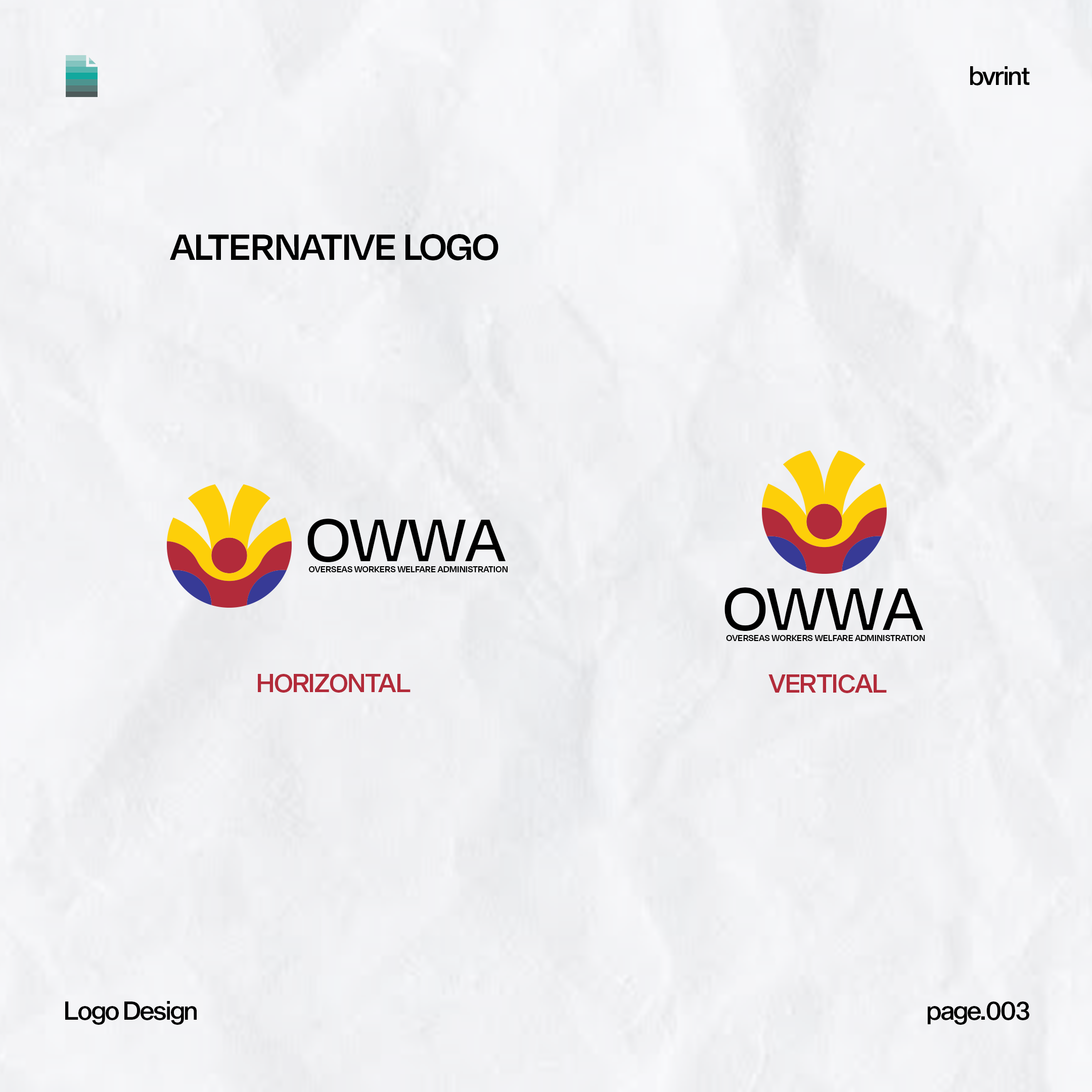 OWWA LOGO DESIGN by Russell Rodriguez on Dribbble
