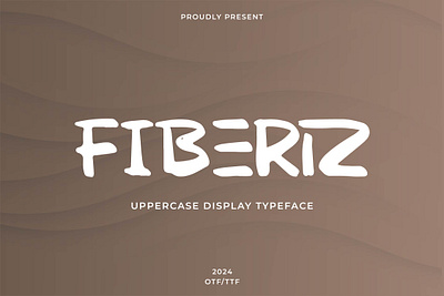 Fiberiz Brush Font calligraphy script font collection font minimalist font watermark font