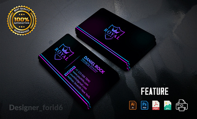 I will professional business card and visiting card design 3d animation branding business card business card design cards design fiverr graphic design illustration logo luxury luxury business card minimal minimalist motion graphics ui unique unique business card visiting card