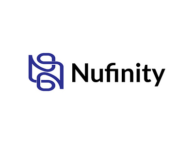 Nufinity N letter logo design branding infinity infinity logo logo logo design n letter n letter logo n logo