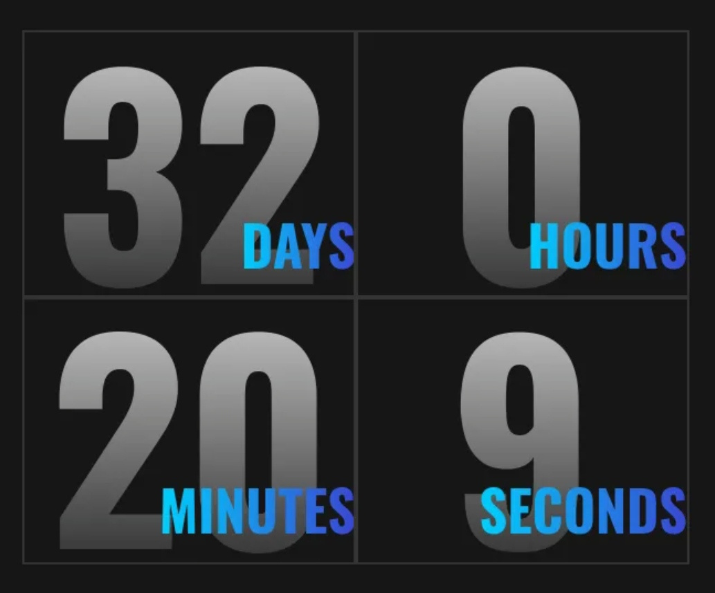Countdown HTML/CSS by Revanth kumar on Dribbble