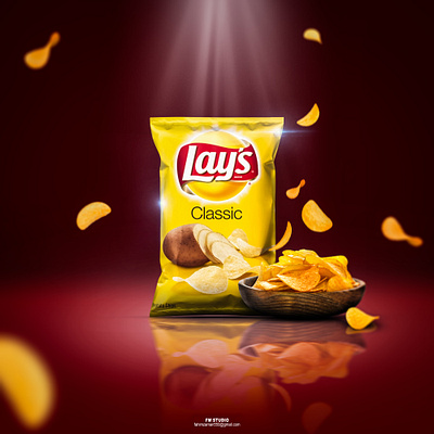 Product Manipulation. Lay's chips food graphic designer image edit lays photo edit photo manipulation poster design product manipulation social media design social media post design