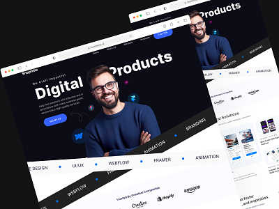 Personal Portfolio website design animation branding design graphic design landing page motion graphics ui ui designer uiux uiux design uiuxdesigns ux ux designer website design