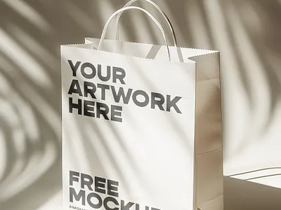 Paper Bag Free Mockup anagramdesign bag mockup design free free mockup free paper bag mockup free template freebie freebies illustration mockup paper bag paper bag mockup psd shopping bag summer tote bag