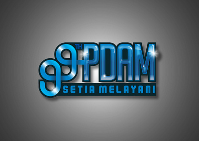 Logo Design - PDAM Makassar 99th Anniversary branding design graphic design indonesia logo makassar pdam