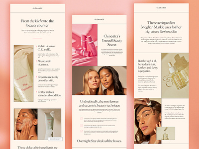 Skincare Klaviyo Email Design beauty design email email design graphic design klaviyo klaviyo design klaviyo email klaviyo email design skincare