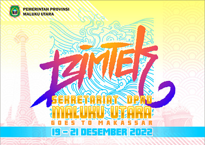 Key Visual Design - Bimtek Maluku Utara 2022 design graphic design indonesia key visual design logo makassar maluku utara merchandise tshirt tumbler