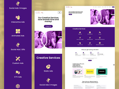 UI/UX Design for DESA Creatives - Creative Agency Platform animation branding design figma graphic design illustration logo motion graphics ui ui ux ux design vector