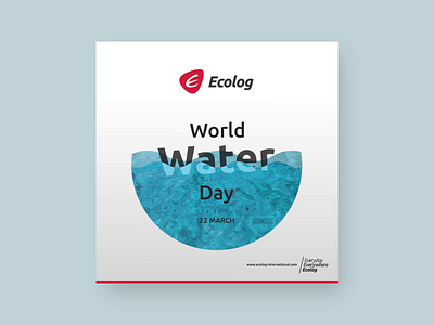 World Water Day 2024 - Creative after effects animation clean design concept graphic design greetings illustration social media worldwaterday