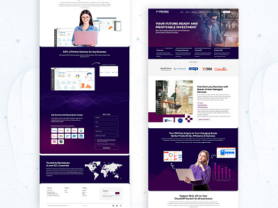 UI/UX Design for Sharp Brains - IT Services Company branding design figma graphic design logo ui ui ux ux design vector