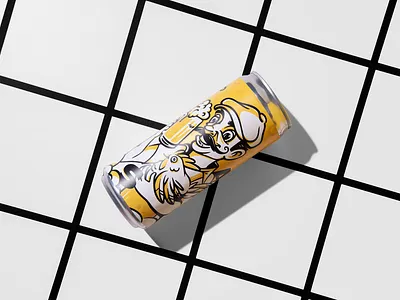 Beer label branding drawing graphic design illustration