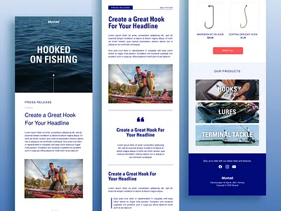 Fishing Klaviyo Email Design design email email design graphic design klaviyo klaviyo design klaviyo email klaviyo email design