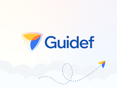 Guidef Logo brand branding design destination graphic design icon illustrator limitless logo logo design logotype mark safe symbol tour tourguide travel