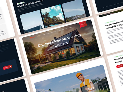 Solar Landing Page branding eco life figma figma design landing page solar solar landing page solar life ui uiux user interface design