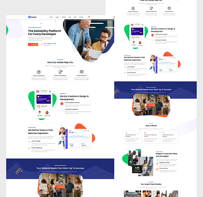 SAAS Business Website agency agency landing page design figma landing page saas saas business website saas landing page saas startup saas website ui ux user interface web web design website website design website development websitedesign websites