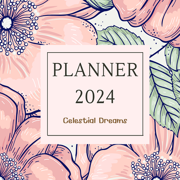 Celestial Dreams: A Daily Planner Diary for Inspired Living art branding calenders daily dairy daily planner design eventplanner graphic design illustration journal journaling logo planner planners planning responsive startup wordpress template ui wedding weddingplanner