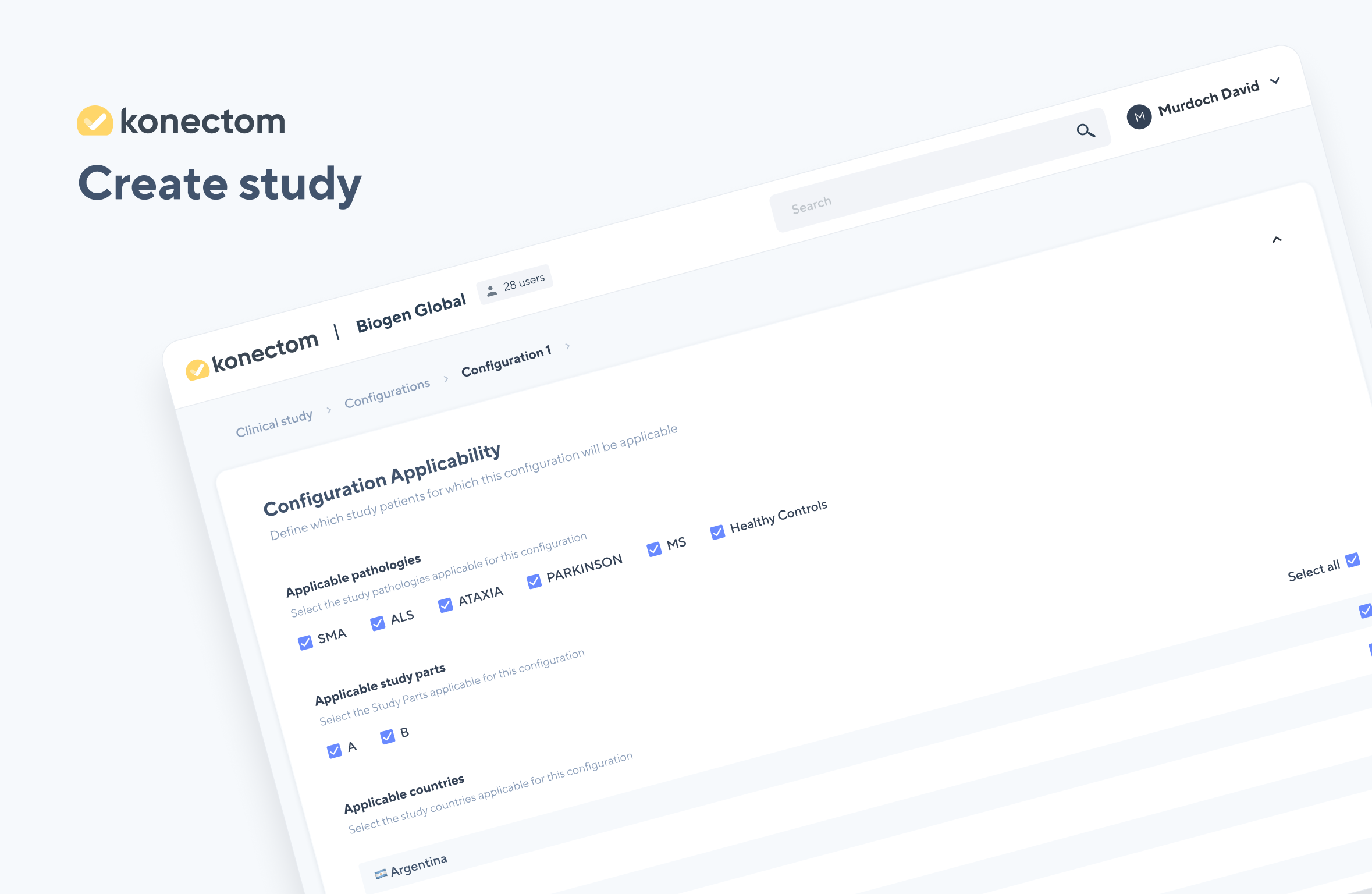 Konectom app biogen brain creation desktop diseases disorder konectom medical nervous neurological research study system ui ux