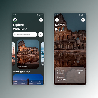 Travel Mobile App dailyui figma mobileapp travel ui uidesign uiux uiuxdesign ux uxdesign