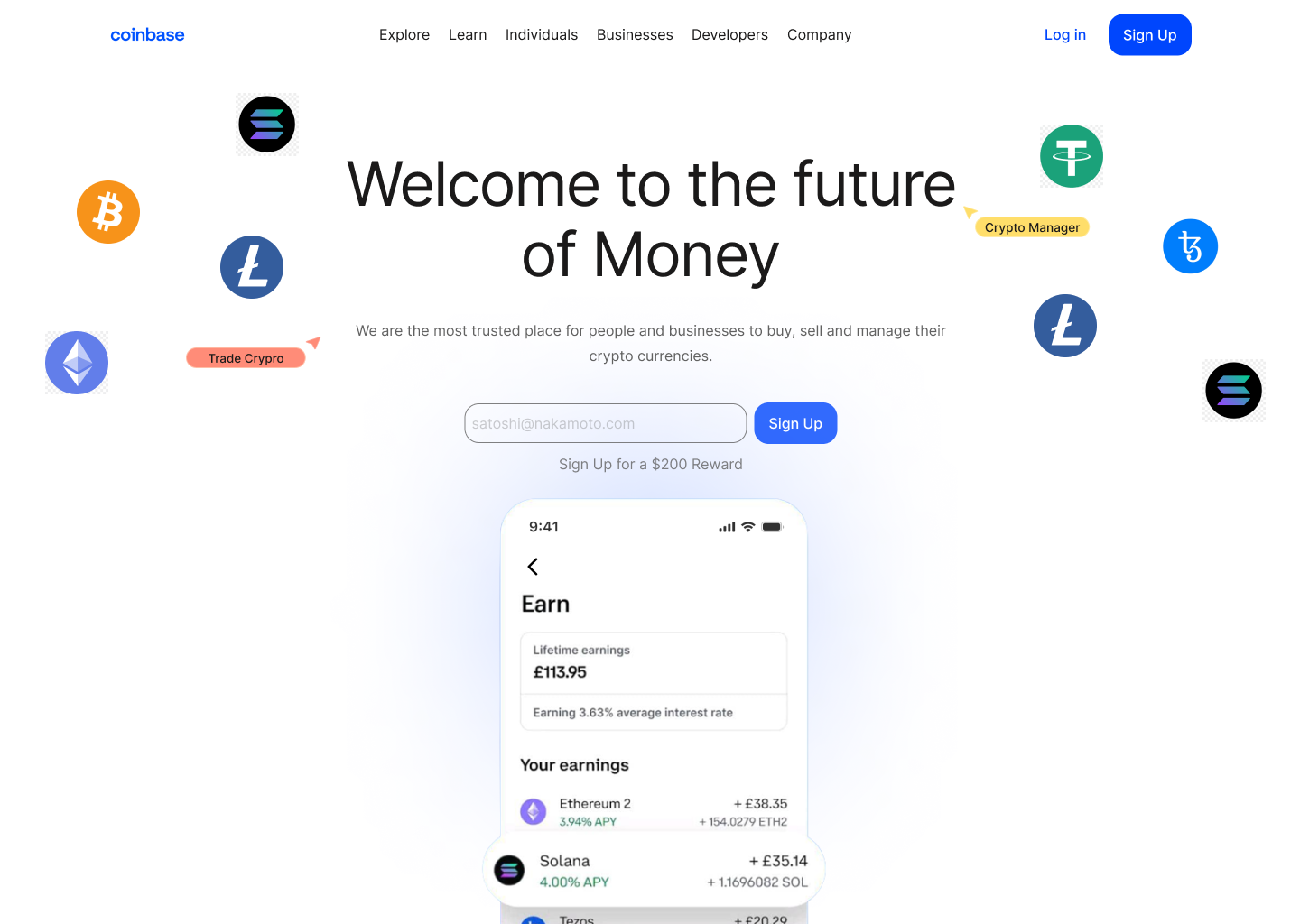 Coinbase Redesign by Brinemugha Winner on Dribbble