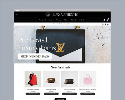 Luxury E-Commerce Website Development & Logo Design content creation e commerce graphic design logo logo design website design website development woocommerce wordpress