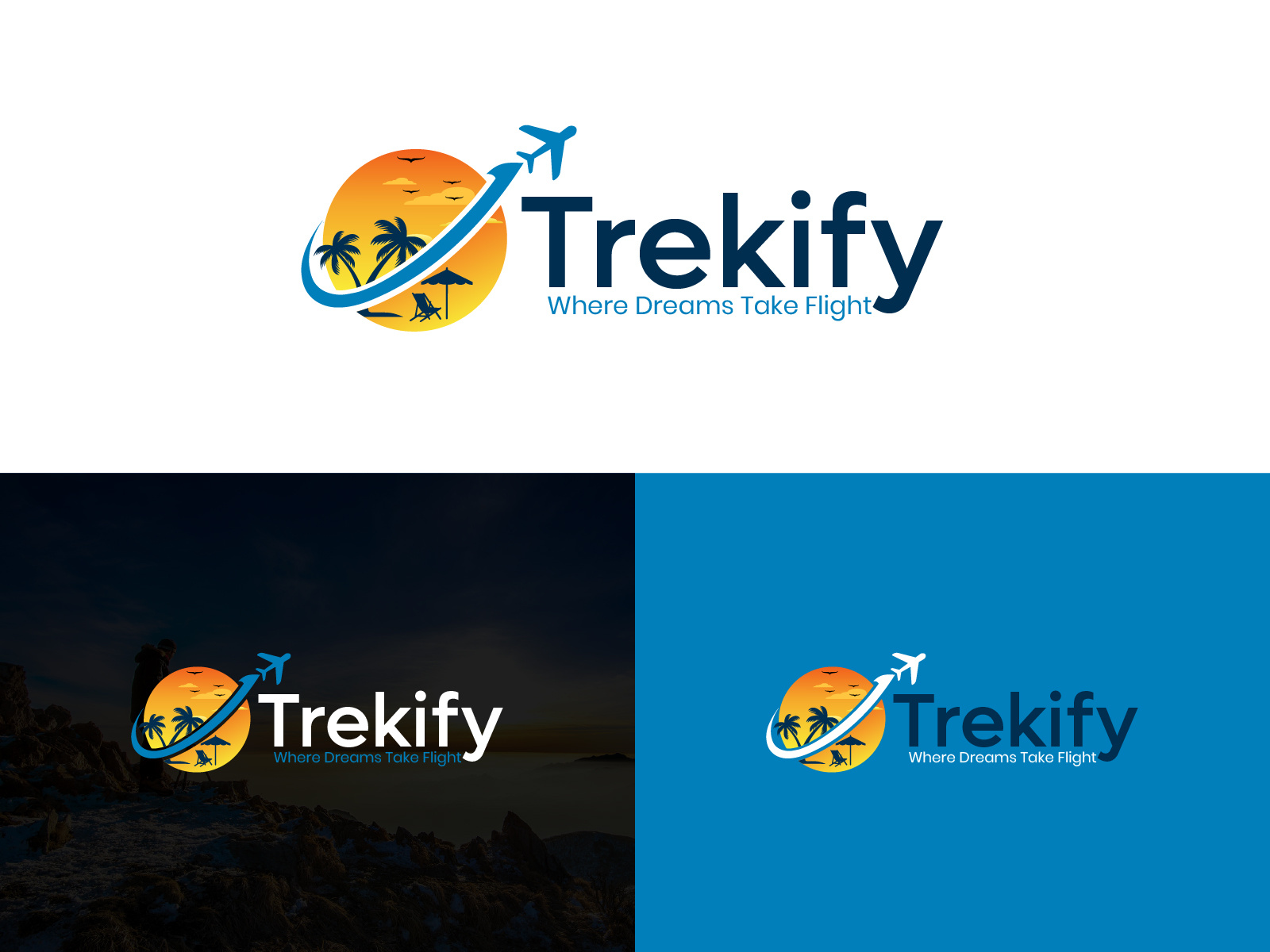Trekify Traveling Logo Design And Branding brand style guide branding branding design creative travel logo design fiverr free logo design graphic design graphicdesign illustration logo logo creation logo design logo design branding logo maker logodesignlove logodesignprocess travel logo design ui upwork