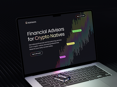 L1 Advisors — Financial Advisors for Crypto Natives advisors black crypto cryptocurrency dark design figma financial fintech landing landing page page ui web web design web site webdesign website