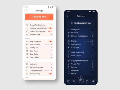 Settings screen - App UI app preferences app settings app settings ui app ui clean ui mob settings mobile app mobile settings preferences ui profile ui settings settings app ui settings screen settings ui ui design uiux user user profile user settings web settings