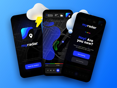 MyRadar: Weather app climate app dynamic weather meteorology app mobile myradar online radar radar app radar design responsive ui ui ux weather weather weather app weather app design weather design weather interface weather live weather map weather online weather tracking weather widgets