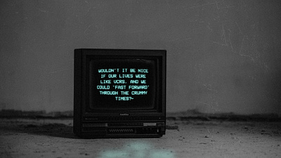 If our lives were like VCRs | VHS Title after effects animation graphic design motion graphics retro title typography vcr vhs vhs effect