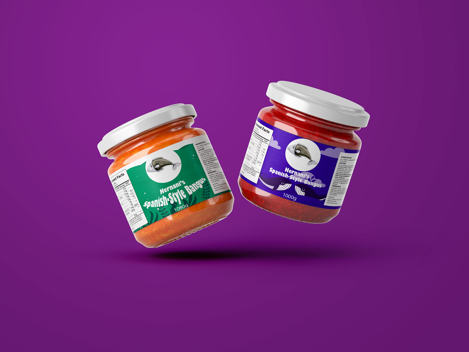 Jar Label Design by Husna Begum on Dribbble