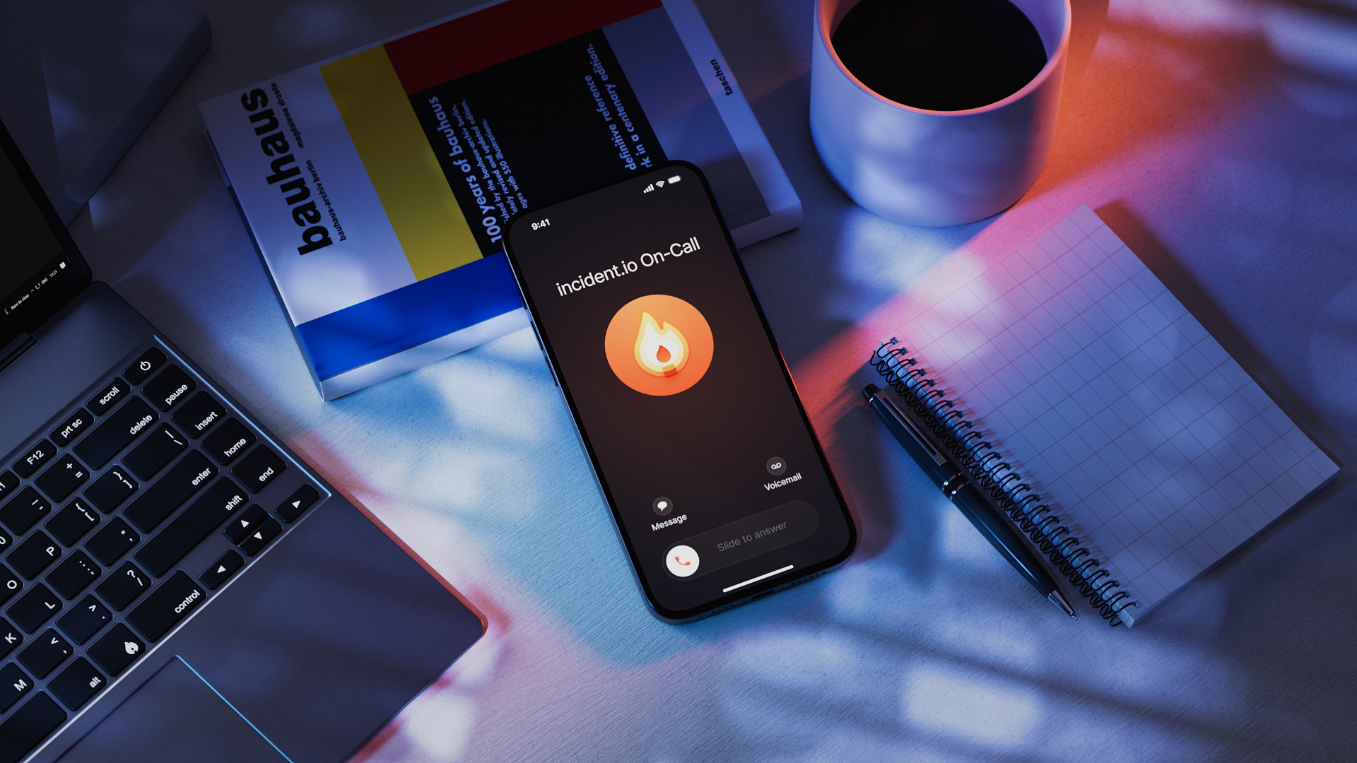 Incident On Call 3d branding logo motion graphics ui