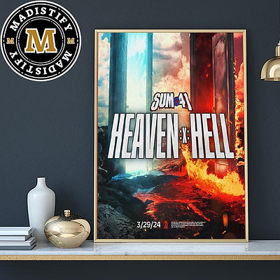 The Final Sum 41 Album Cover Heaven x Hell Out Friday March 29th design poster