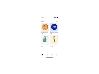 Barber Products Shop barber e commerce minmal mobile ui ux white