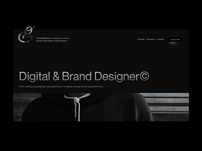 New Website & Logo Concept 3d brand branding clean design gradient light logo metal ui website