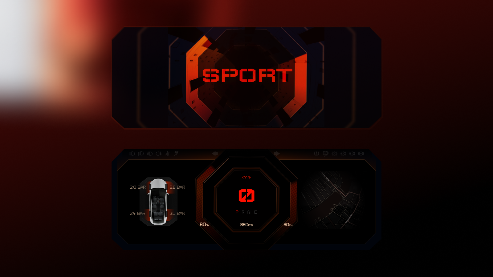 HMI design exploration animation graphic design hmi design motion graphics ui