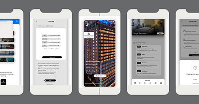 Hotel Book App Concept animation application branding graphic design ui ux